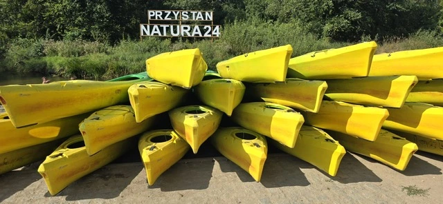 Kajaki na przystani – Mała Panew